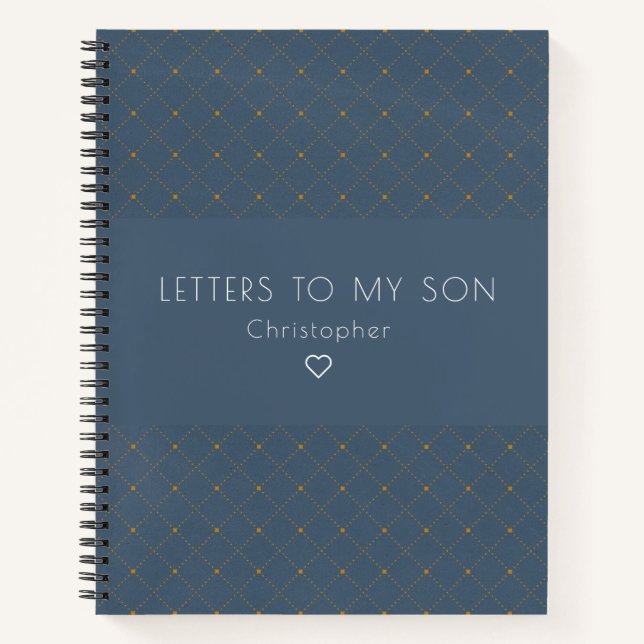 Cuaderno Cartas a mi hijo Keepsake Journal (Anverso)
