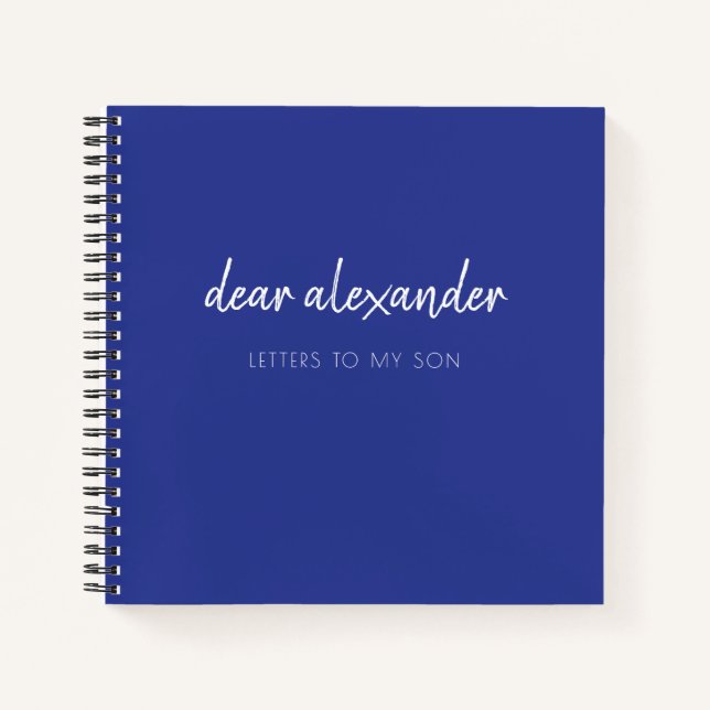 Cuaderno Cartas a mi hijo Keepsake Journal (Anverso)