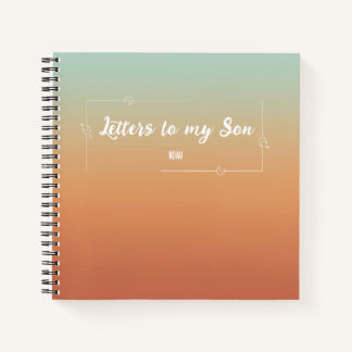 Cuaderno Cartas A Mi Hijo Keepsake Vintage Memory Journal