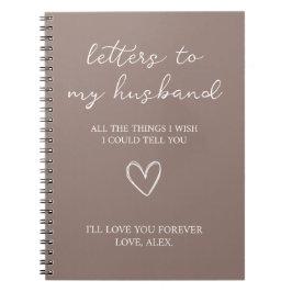 Cuaderno Cartas a mi marido