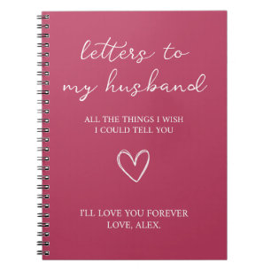 Cuaderno Cartas a mi marido
