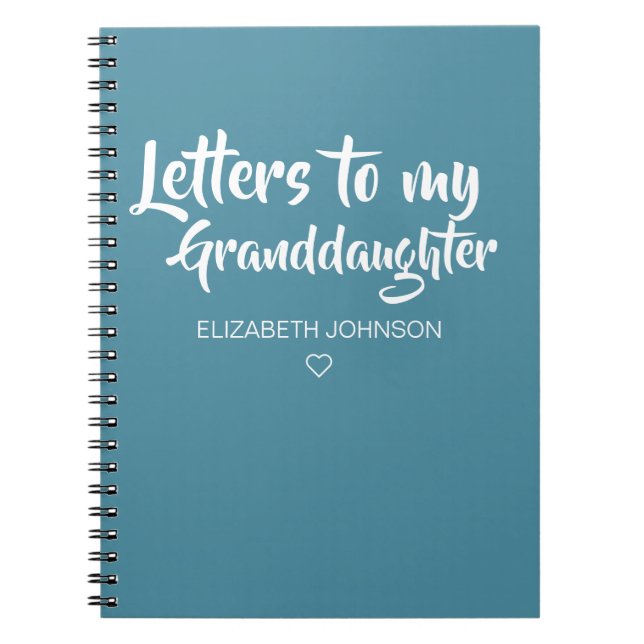 Cuaderno Cartas a mi nieta Keepsake Journal (Frente)