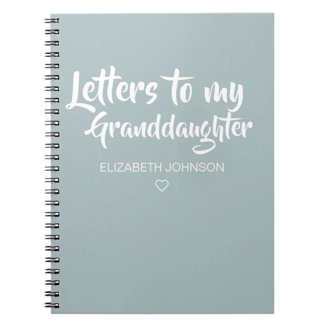 Cuaderno Cartas a mi nieta Keepsake Journal (Frente)
