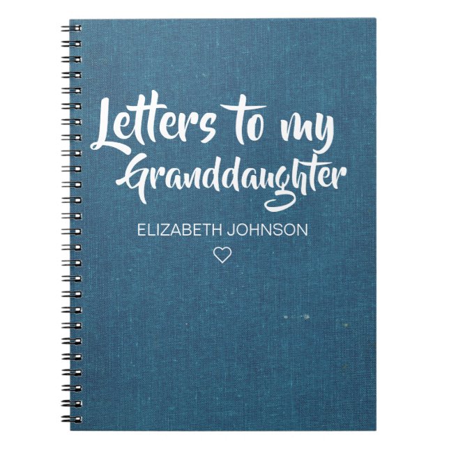 Cuaderno Cartas a mi nieta Keepsake Journal (Frente)