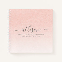 Cuaderno Cartas a mi nieta Keepsake Memory Pink
