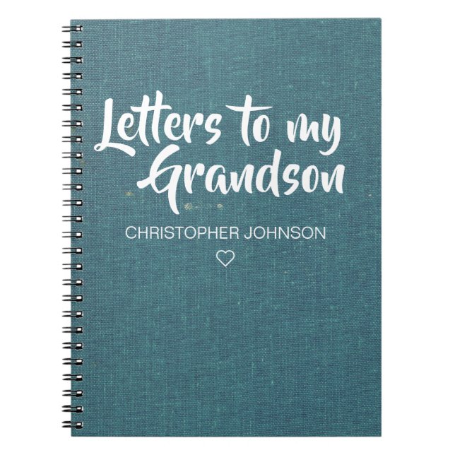Cuaderno Cartas a mi nieto Keepsake Journal (Frente)