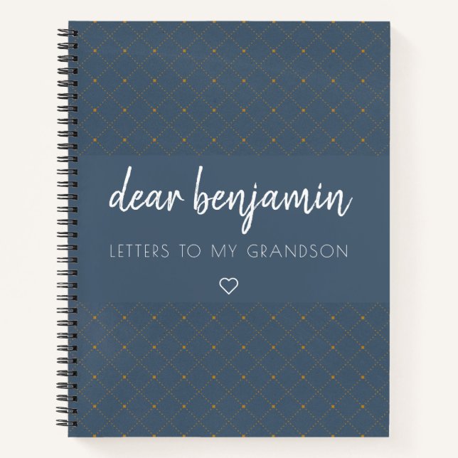 Cuaderno Cartas a mi nieto Keepsake Journal (Anverso)