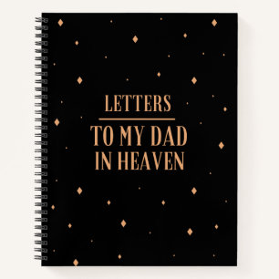 Cuaderno Cartas A Mi Papá En Un Portátil Del Cielo
