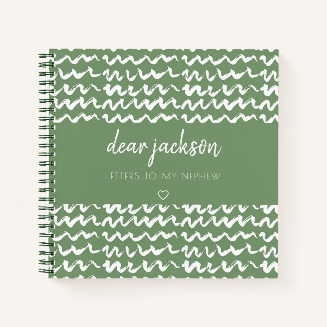 Cuaderno Cartas a mi sobrino Keepsake Journal (Anverso)