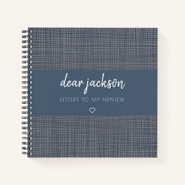 Cuaderno Cartas a mi sobrino Keepsake Journal (Anverso)