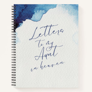 Cuaderno Cartas A Mi Tía En Un Portátil Del Cielo