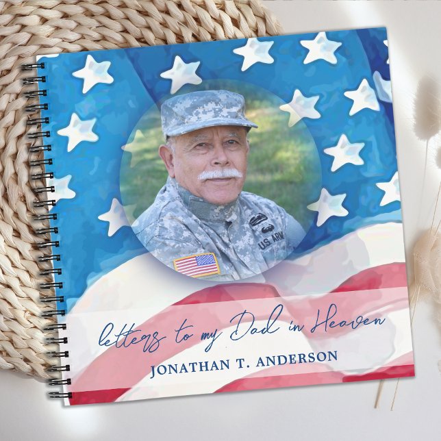 Cuaderno Cartas A Papá Heaven Foto Militar Patriótica (Subido por el creador)