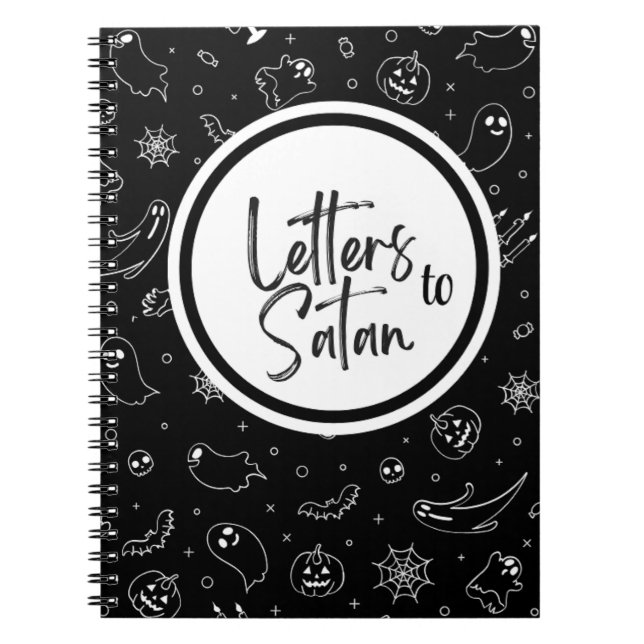 Cuaderno Cartas a Satán - Halloween (Frente)