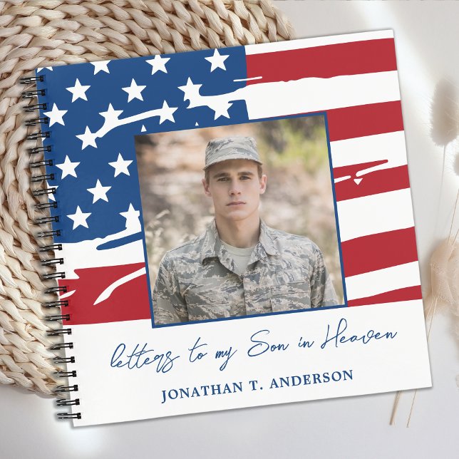 Cuaderno Cartas A Son Heaven Foto Militar Patriótica (Subido por el creador)