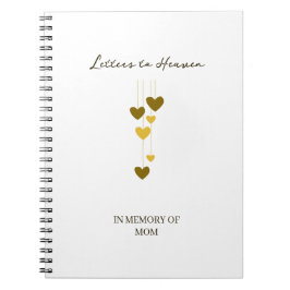 Cuaderno Cartas al Cielo – En Memoria de Mamá Personaliza