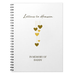 Cuaderno Cartas al Cielo – En Memoria de Papá Personaliza