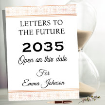 Cartas al futuro, Keepsake personalizado