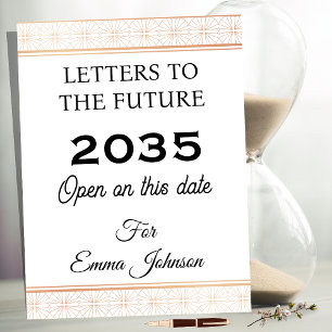 Cuaderno Cartas al Futuro, Recuerdo Personalizado