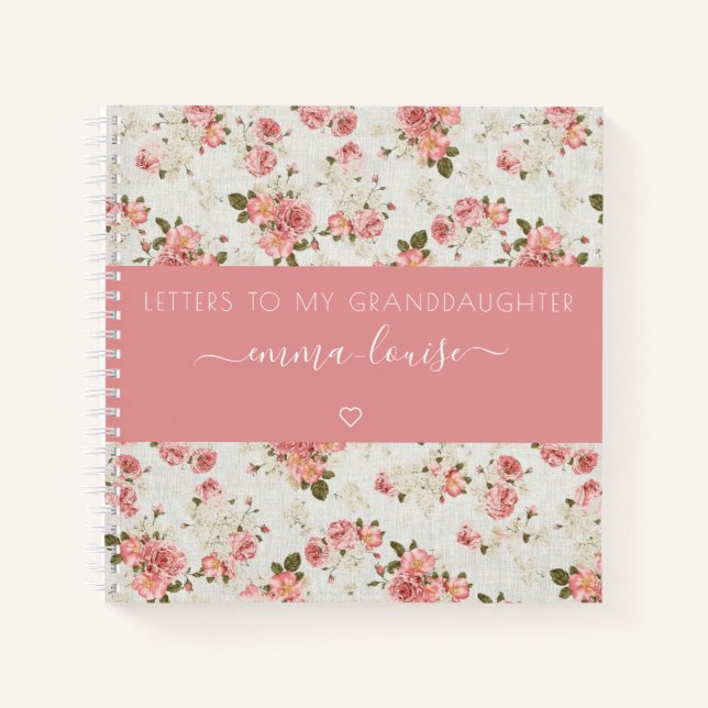Cuaderno Cartas antiguas a mi nieta Keepsake Noteb (Anverso)