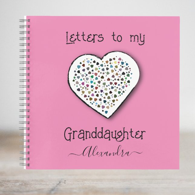 Cuaderno Cartas cortas a mi nieta personalizadas (Subido por el creador)