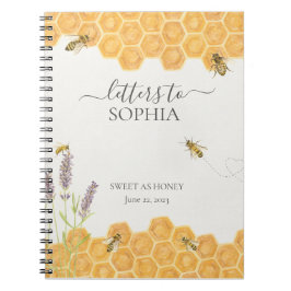 Cuaderno Cartas de abejas con miel a mi bebé