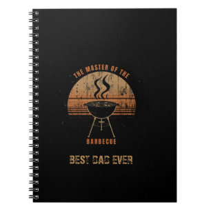 Cuaderno Cartas de BBQ Personalizadas Mejor Papá del Mundo