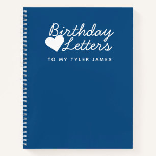 Cuaderno Cartas de cumpleaños para mi hijo Keepsake