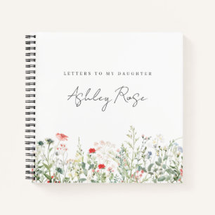 Cuaderno Cartas de la pradera de flores silvestres a mi mem