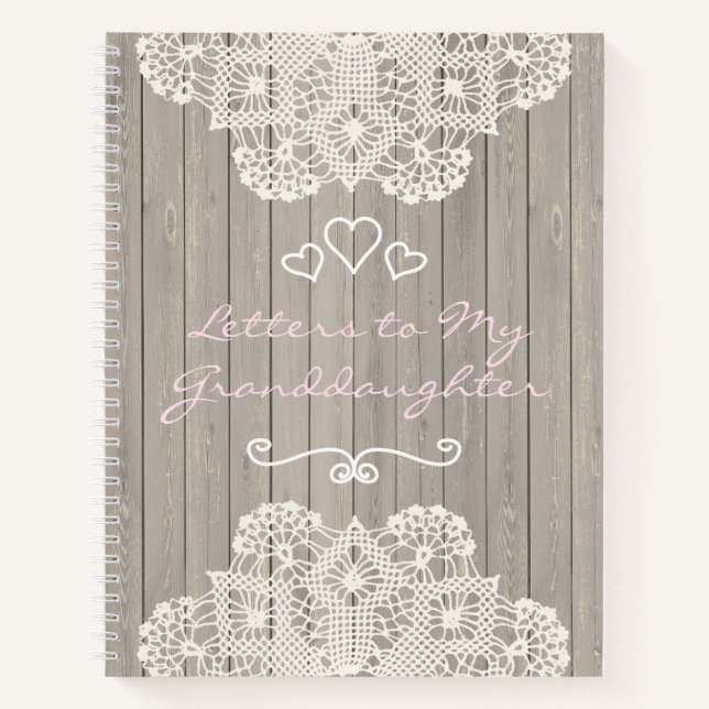 Cuaderno Cartas de personalizable a mi nieta (Anverso)