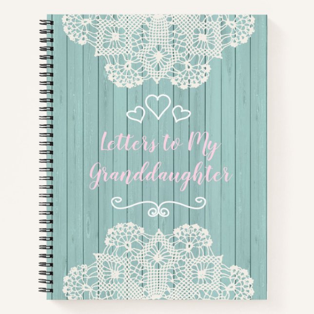 Cuaderno Cartas de personalizable a mi nieta (Anverso)