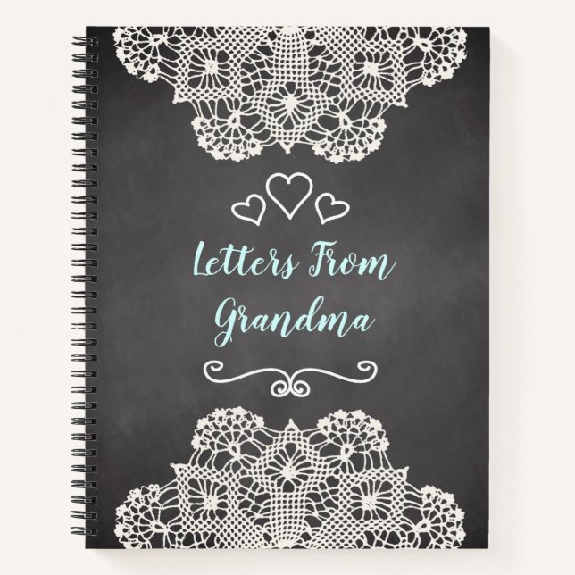 Cuaderno Cartas de personalizable de la abuela (Anverso)