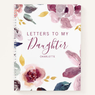 Cuaderno Cartas florales a mi hija