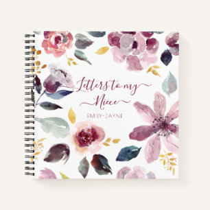 Cuaderno Cartas florales a mi sobrina Keepsake Journal