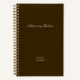 Cuaderno Cartas Mínimas a Mi Esposo