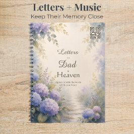 Cuaderno Cartas para el Diario Memorial de Papá y Código QR