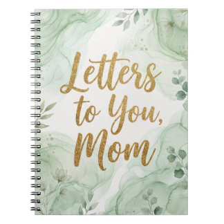 Cuaderno Cartas para ti, mamá: hermoso acuarela