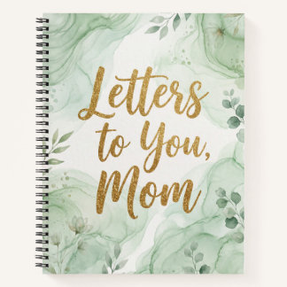 Cuaderno Cartas para ti, mamá: hermoso acuarela
