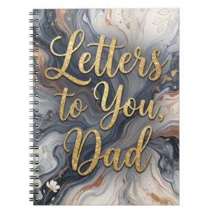 Cuaderno Cartas para ti, papá: Diario de duelo