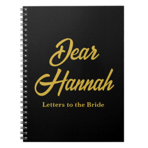 Cuaderno Cartas personalizadas a la novia para la despedida
