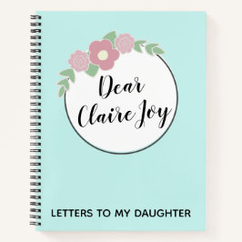 Cuaderno Cartas Personalizadas A Mi Hija Floral Wreath