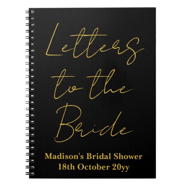 Cuaderno Cartas personalizados a la novia Hen Do Bridal Sho (Frente)