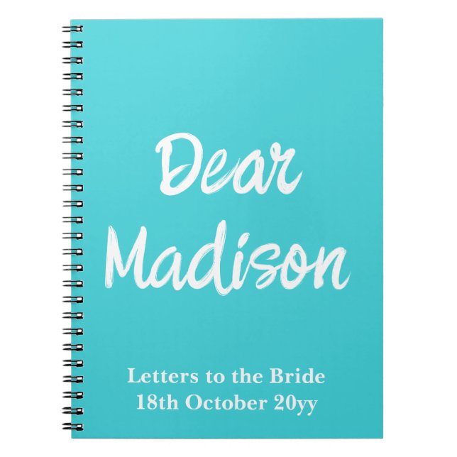 Cuaderno Cartas personalizados a la novia Hen Do Bridal Sho (Frente)