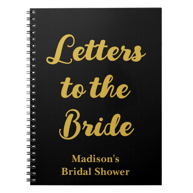 Cuaderno Cartas personalizados a la novia Hen Do Bridal Sho (Frente)