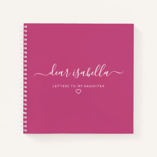Cuaderno Cartas rosas a mi hija | Conservar la memoria