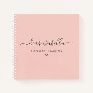 Cuaderno Cartas rosas a mi hija Keepsake Memory Notebo