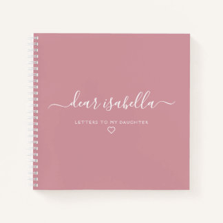 Cuaderno Cartas rosas a mi hija Keepsake Memory Notebo