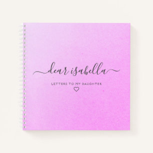 Cuaderno Cartas rosas a mi hija Keepsake Memory Notebo