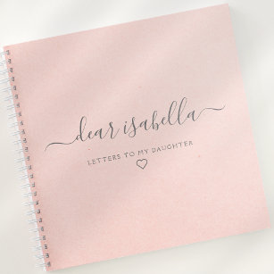 Cuaderno Cartas rosas para la memoria de mi hija Keepsake