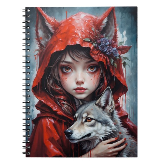 Cuaderno Carte Postale - Le petit chaperon rouge (Frente)
