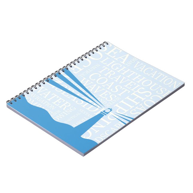 Cuaderno Cartel de faro náutico (Lado Izquierdo)
